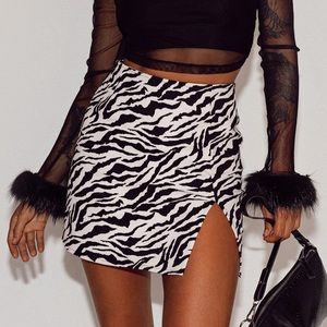 Princess Polly Zebra Skirt